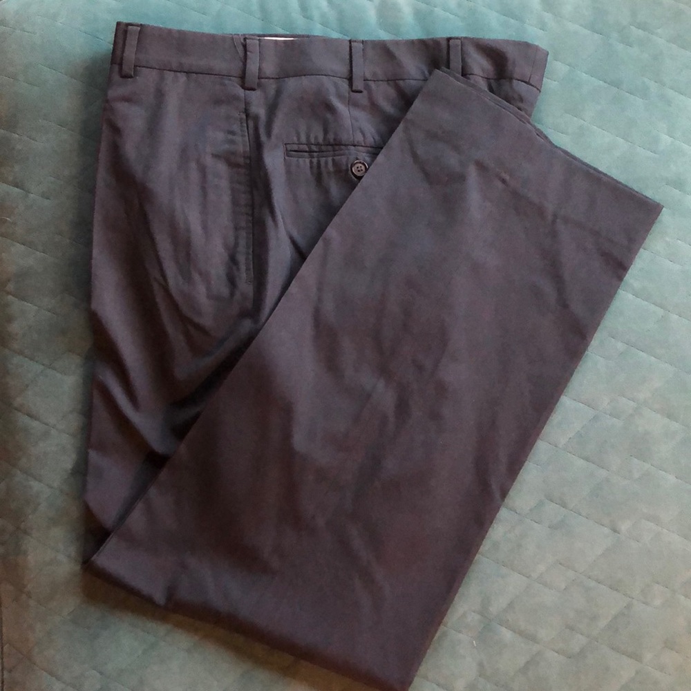 Maus & Hoffman Navy Blue tailored trousers 34x29